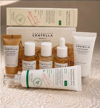 Centella Madagascar + AXIS-Y COMPLETE NO STRESS PHYSICAL SUNSCREEN PACK