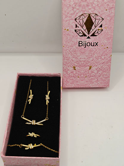 Parure NOEUD D'AMOUR ™ زينة عقدة الحب HIGH-QUALITY