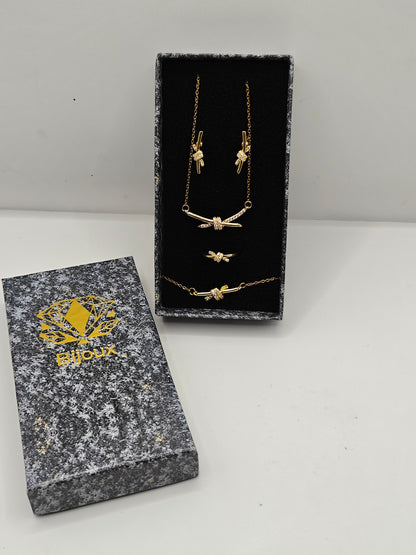 Parure NOEUD D'AMOUR ™ زينة عقدة الحب HIGH-QUALITY